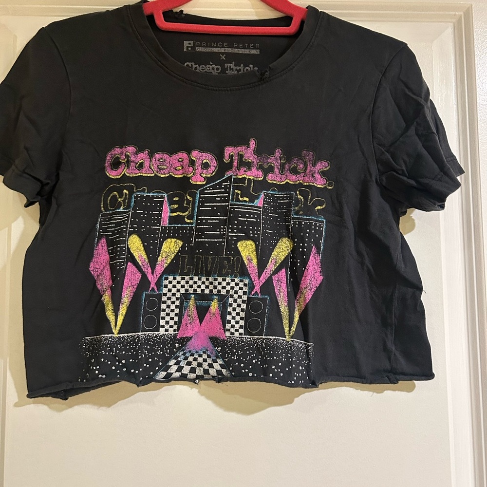 Prince Peter Collection Black and Pink Graphic Tee